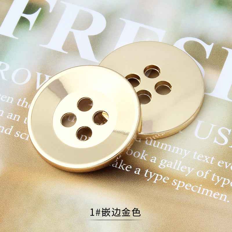 11.5-25mm Metal 4-Hole Premium Multi-Size Buttons for Tailoring 36pcs