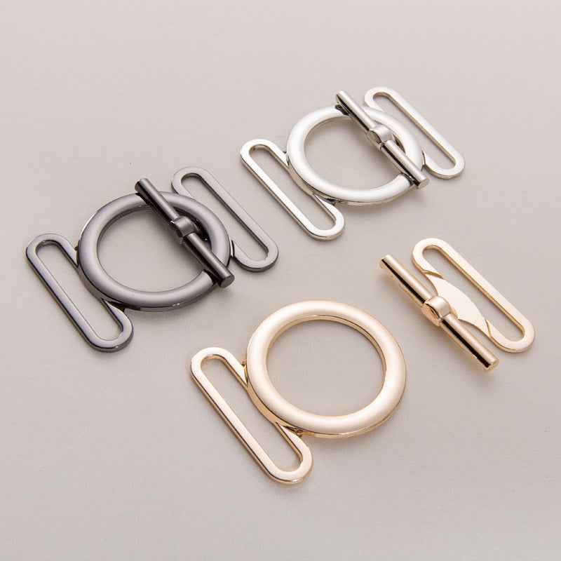30/40mm Metal Belt Clasp Buttons Decorative Fasteners 20pcs