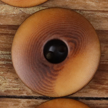 Natural Seed Thick-Edge Round 2-Hole Buttons – 48pcs | 15/18/20/23mm Assorted