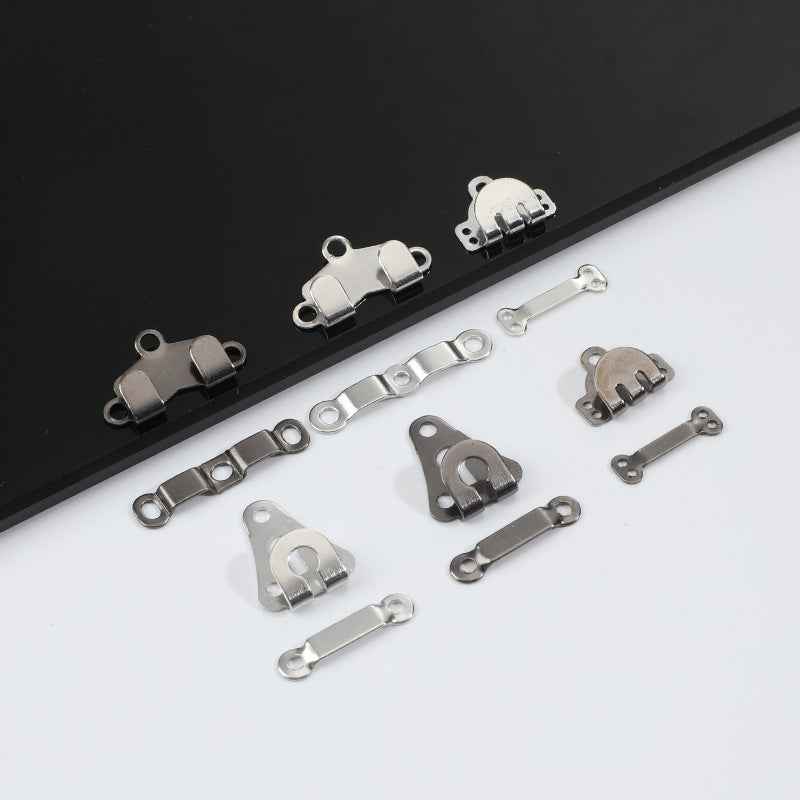 Metal Trouser Hooks Fasteners for Suit Pants 20 Pack(2 Colors)