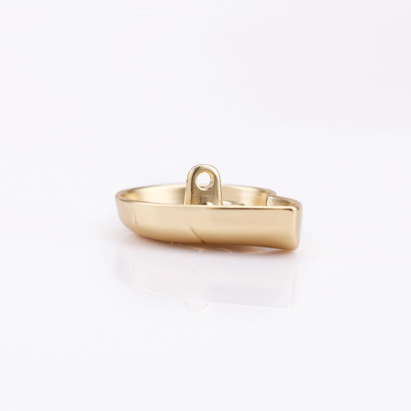 Snail Shape Metal Shank Buttons Set of 20 – Light Gold & Nickel Silver