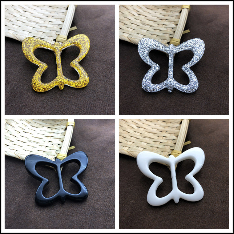 20mm Butterfly Shape Scarf Knot Button 20pcs