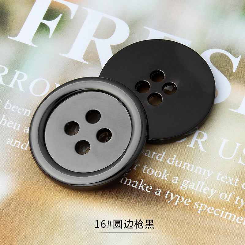 11.5-25mm Metal 4-Hole Premium Multi-Size Buttons for Tailoring 36pcs