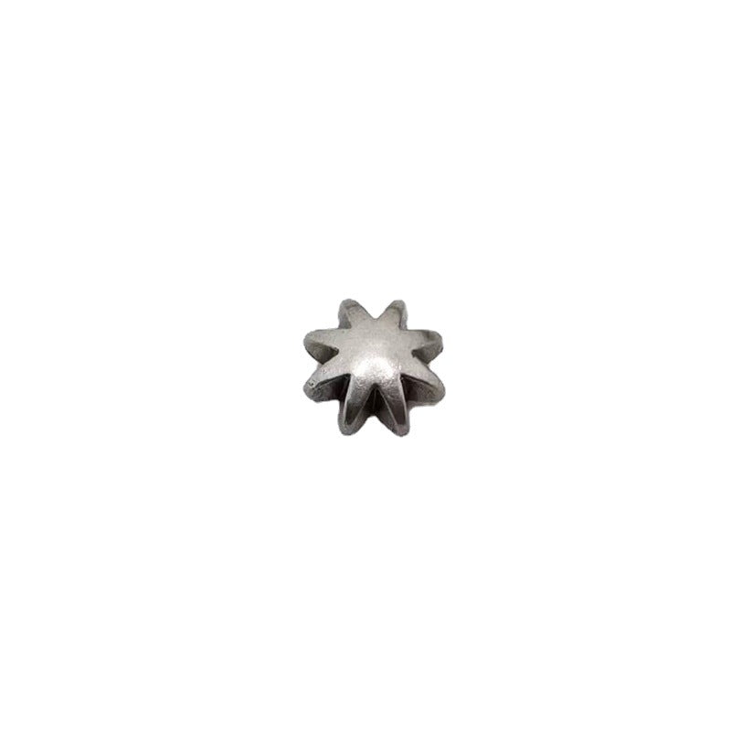 9.5MM Vintage Punk Alloy Rivet Studs Antique Silver 30pcs