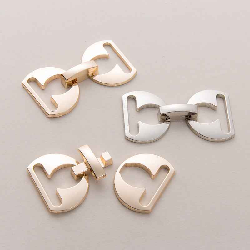 63x35mm Detachable Metal Belt Buckle Clasp for Dresses Coats 20pcs