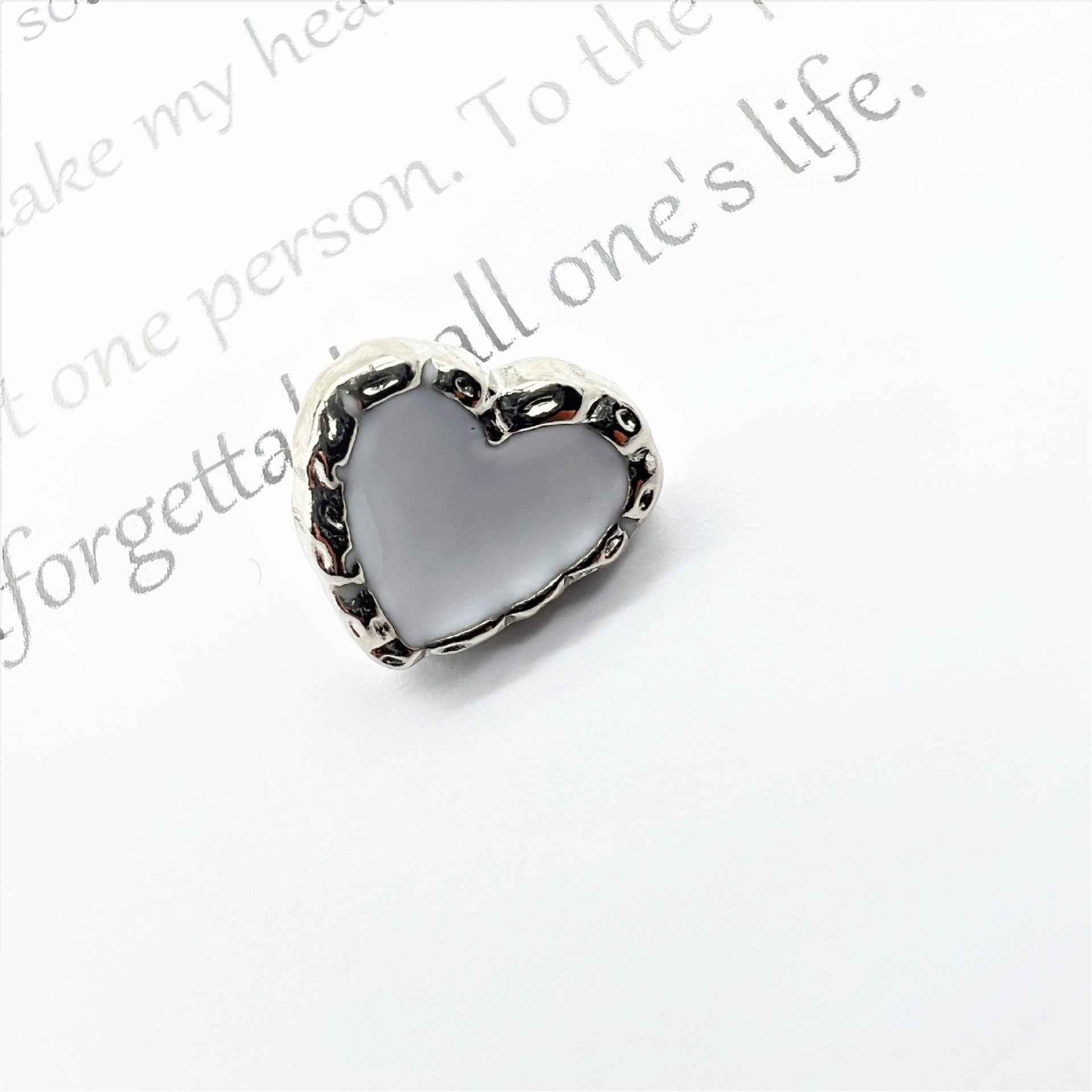 20L (12.5mm) Vintage British-Style Heart Shank Buttons 48 Pack