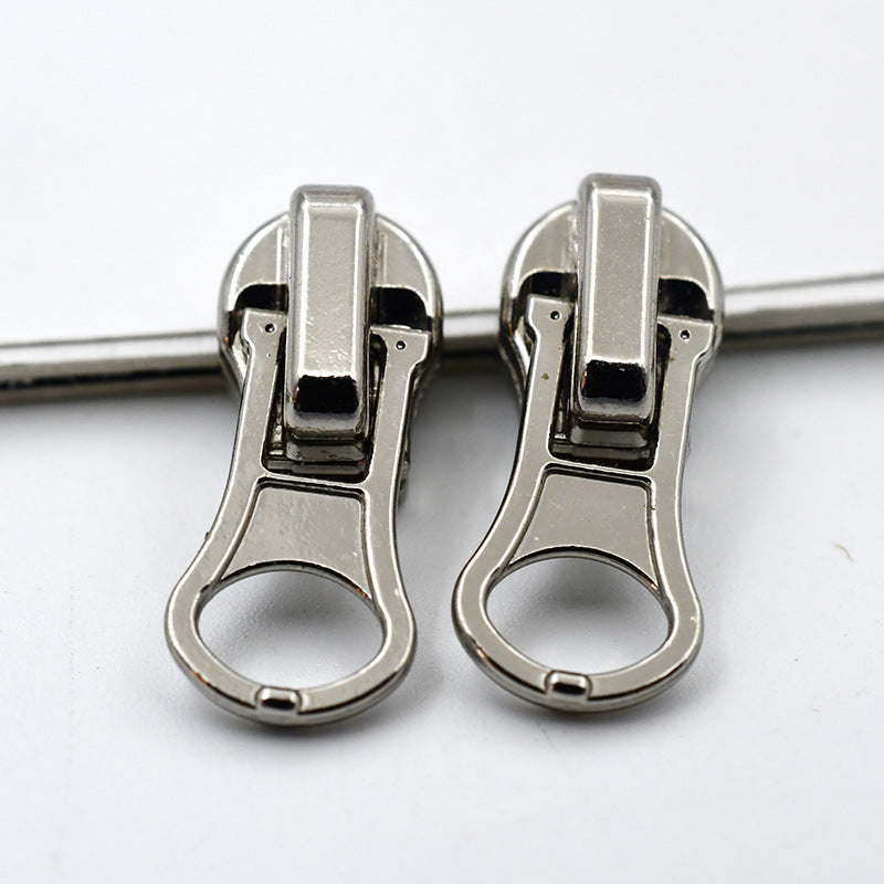 #4 Heavy-Duty Metal Zipper Pulls for Clothing 20 Pack(4 Mixed Colors)