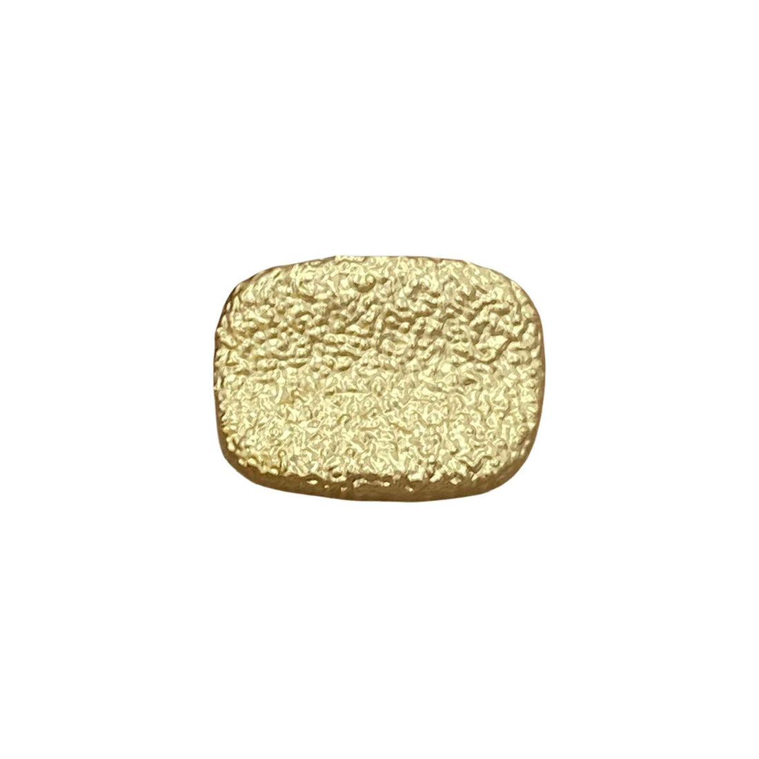 Gold Silver Rectangular Pleated Metal Shank Buttons for Clothing 20pcs