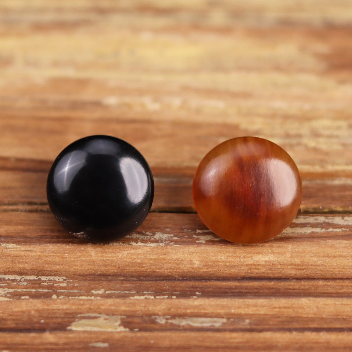 12.5mm Natural Horn Round Buttons for Qipao Cheongsam – 20pcs