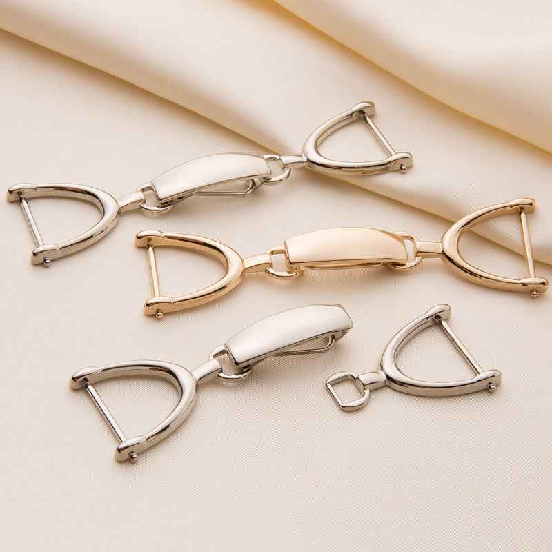 75/95mm Gold Silver Coat Hook Buckles for Trench Coat 20pcs