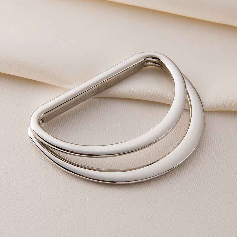 Double D-Ring Buckles Adjustable Metal Belt Fasteners 20 Pack(5 Color)