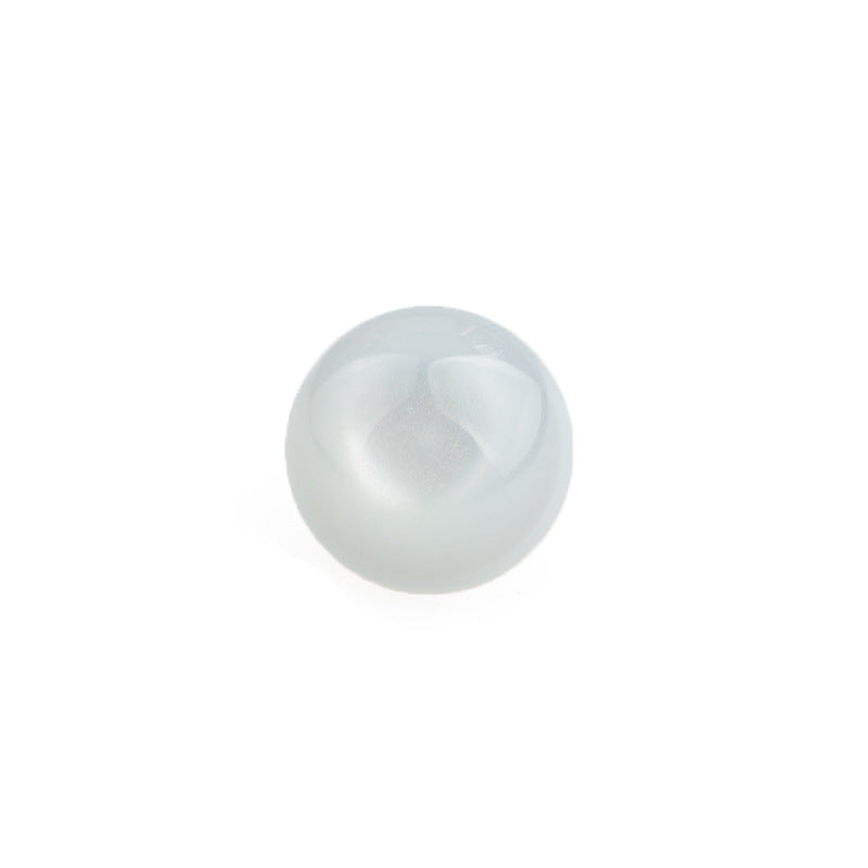 11.5mm Colorful Iridescent Ripple Mushroom Resin Alloy Buttons 130pcs