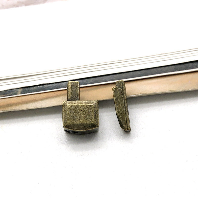 #5 Zipper Repair Kit Metal Head Sliders Retainer Insertion Pin 80 Pack