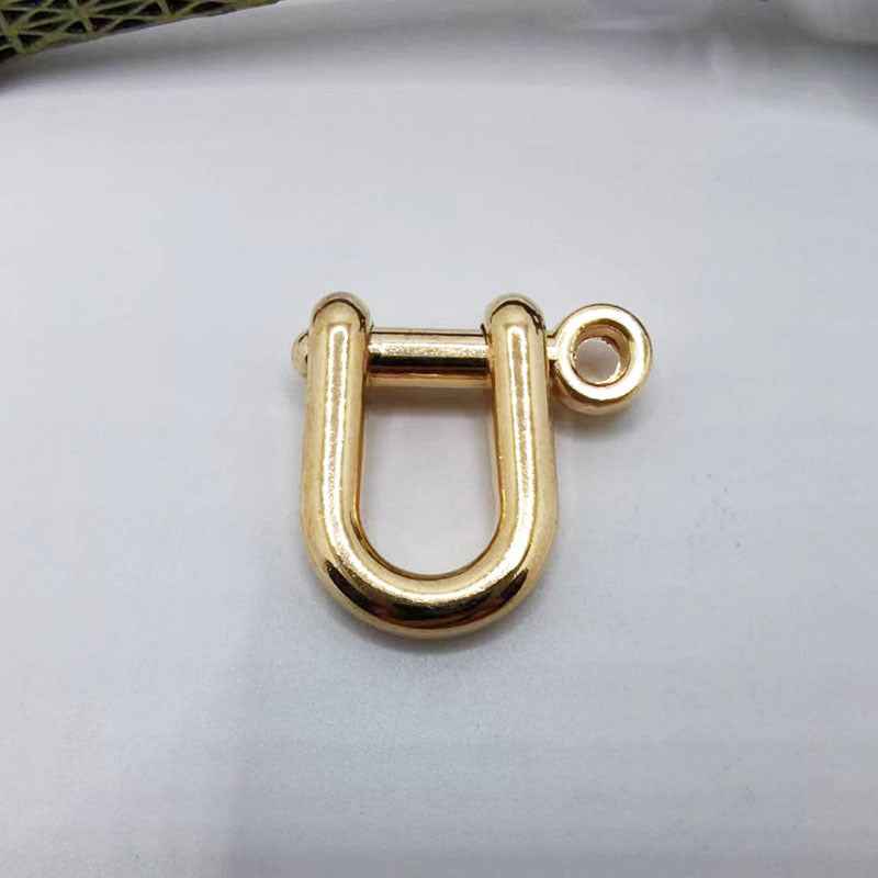 6MM Mini Vintage D-Ring Buckles Detachable Horsebit Clasps 40 Pack