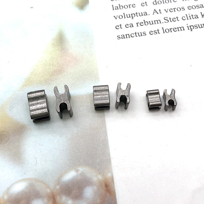 #5 Zipper Repair Kit Metal Head Sliders Retainer Insertion Pin 80 Pack