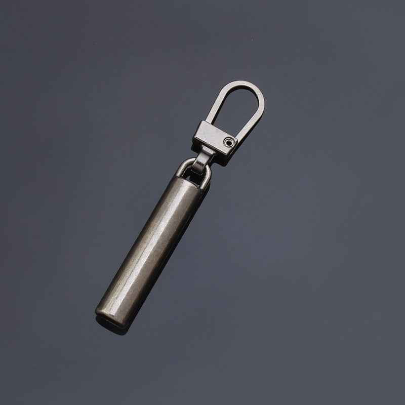 50mmx6mm Detachable Metal Zipper Pulls 15pcs Slim Replacement Sliders
