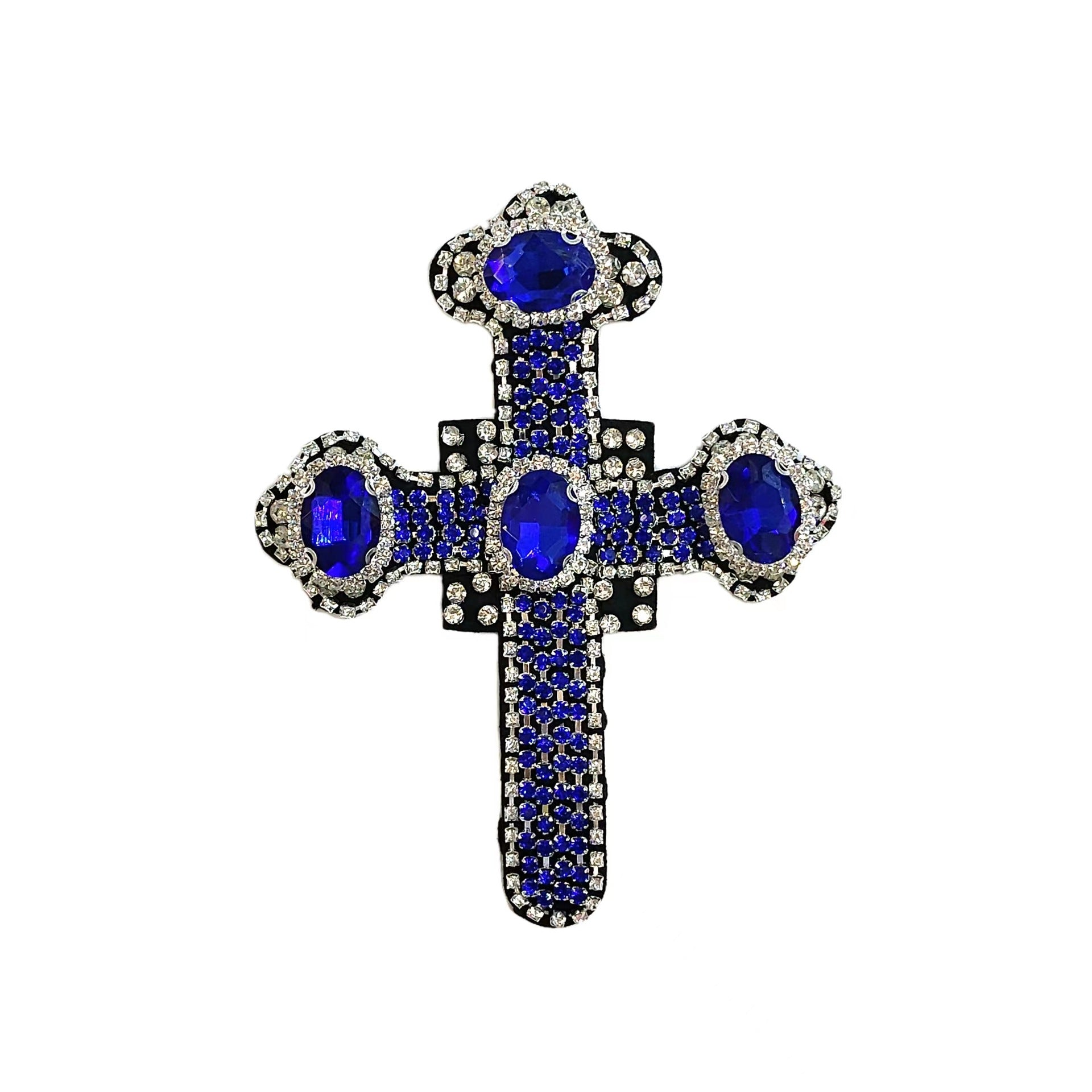 Handcrafted Beaded Cross Stitch Patches for DIY 5 Pack