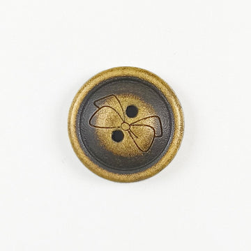 Vintage Wood Butterfly Pattern Buttons – Flat Round 2-Hole 30pcs