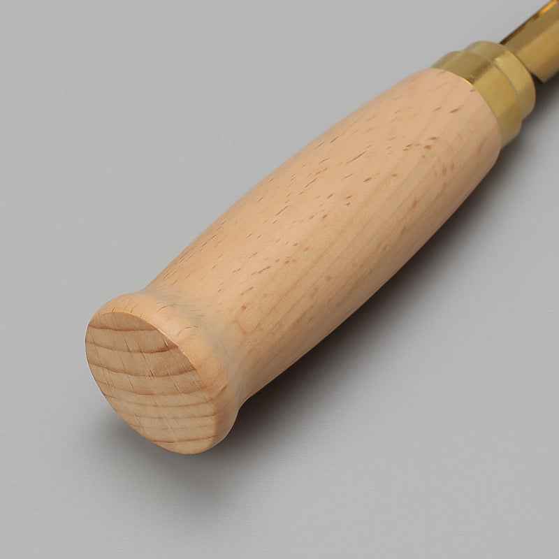 Wood Handle Leather Belt Hole Puncher Japanese Screw Punch Tool