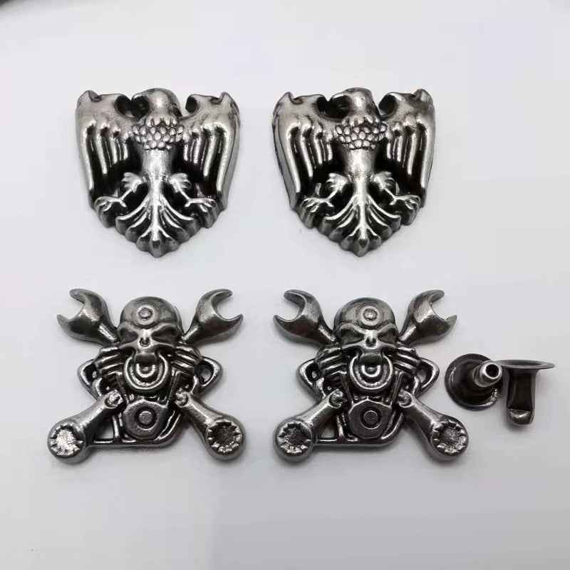 18MM Eagle Head Rivet Studs Vintage Gothic Metal Decorative Nails