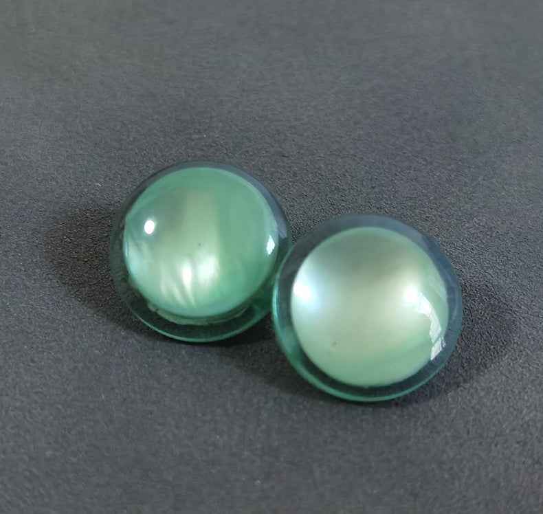 20L Domed Resin Shell Shank Buttons 5-Color 100 Pack