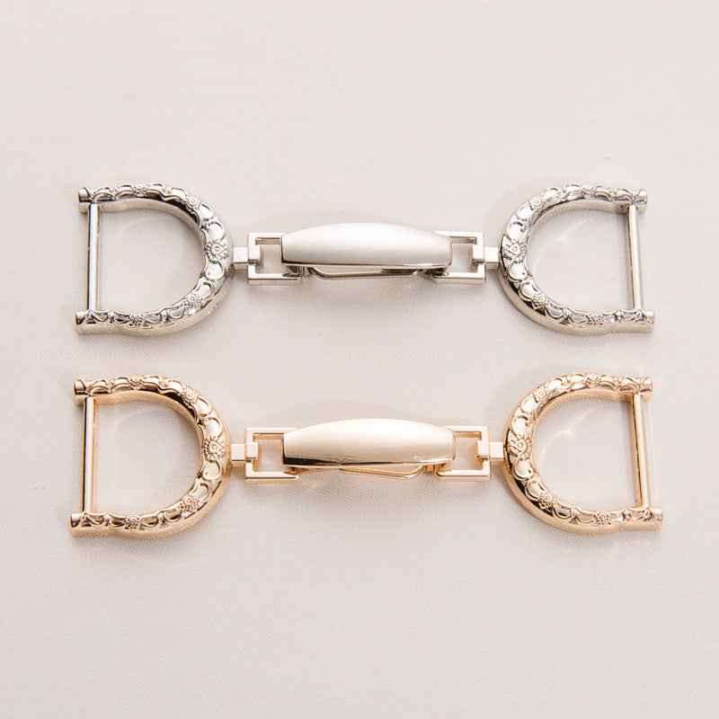100x20mm Gold & Silver Oversized Metal Belt Buckle Clasp 20 Pack