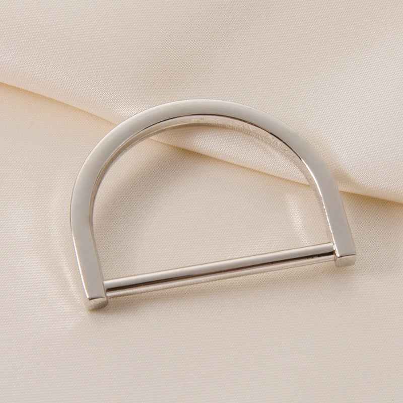 Metal D-Ring Strap Adjusters Buckles for Bags Belts 20 Pack(4 Colors)