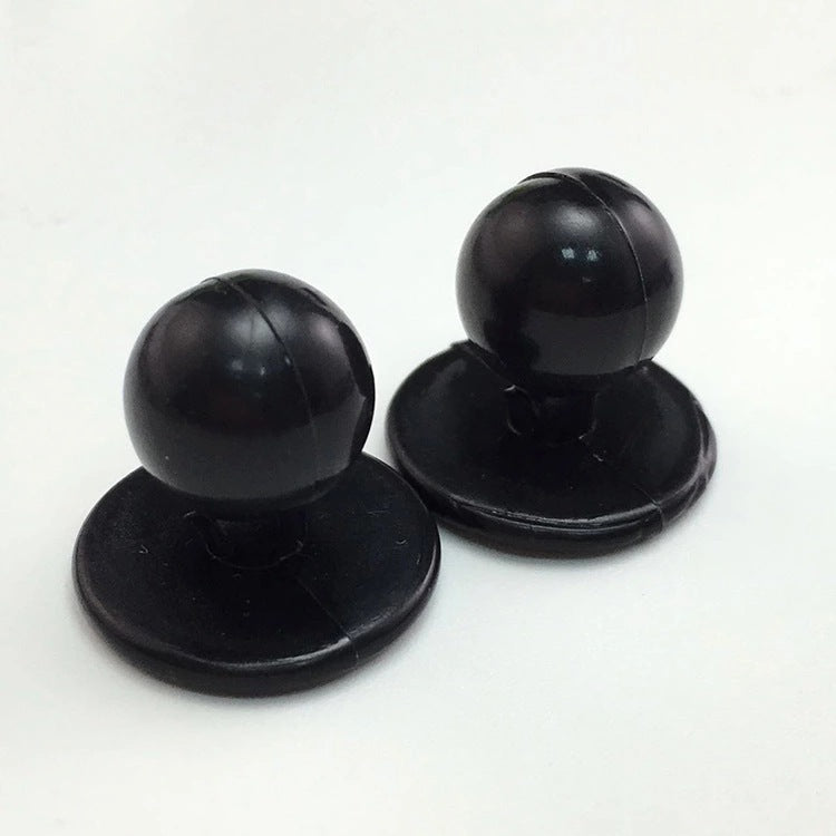 18mm Műanyag Gömbölyű Szakács Egyenruha Gomb 200 Csomag (4 Vegyes Szín)