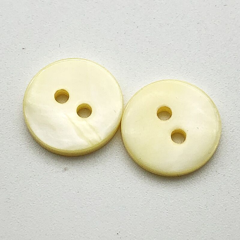 12,5 mm Bottoni Piatto a Due Fori per Camicie 20 pezzi