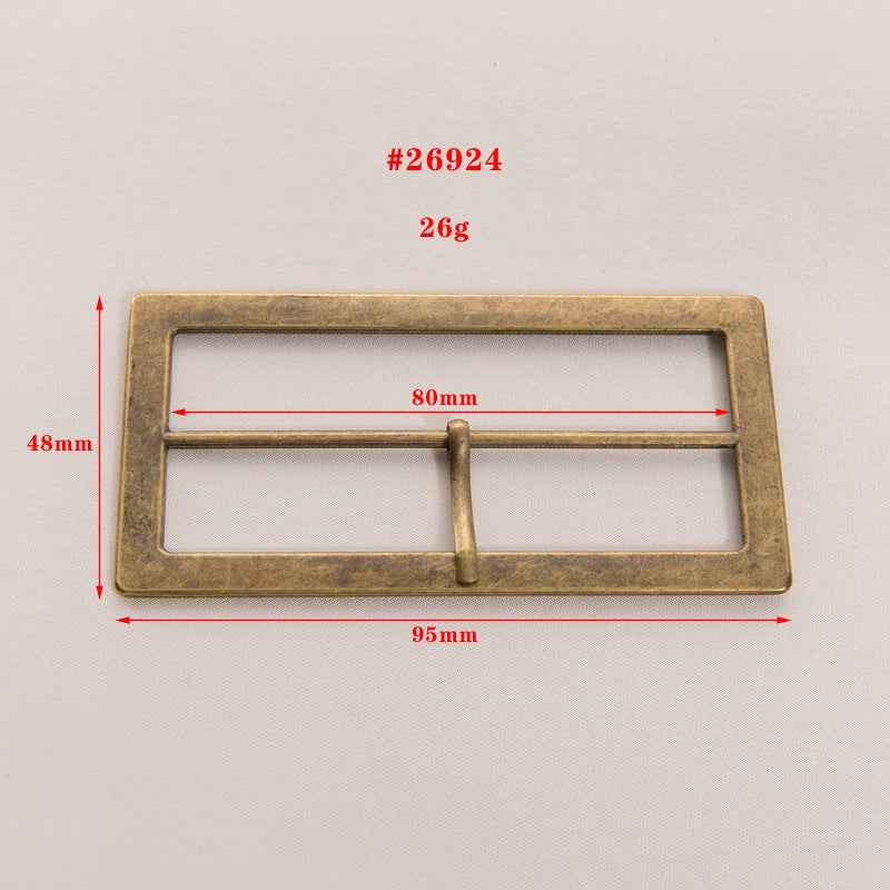 80mm Oversized Metal Belt Buckle Adjustable Fastener with Pin 10pcs