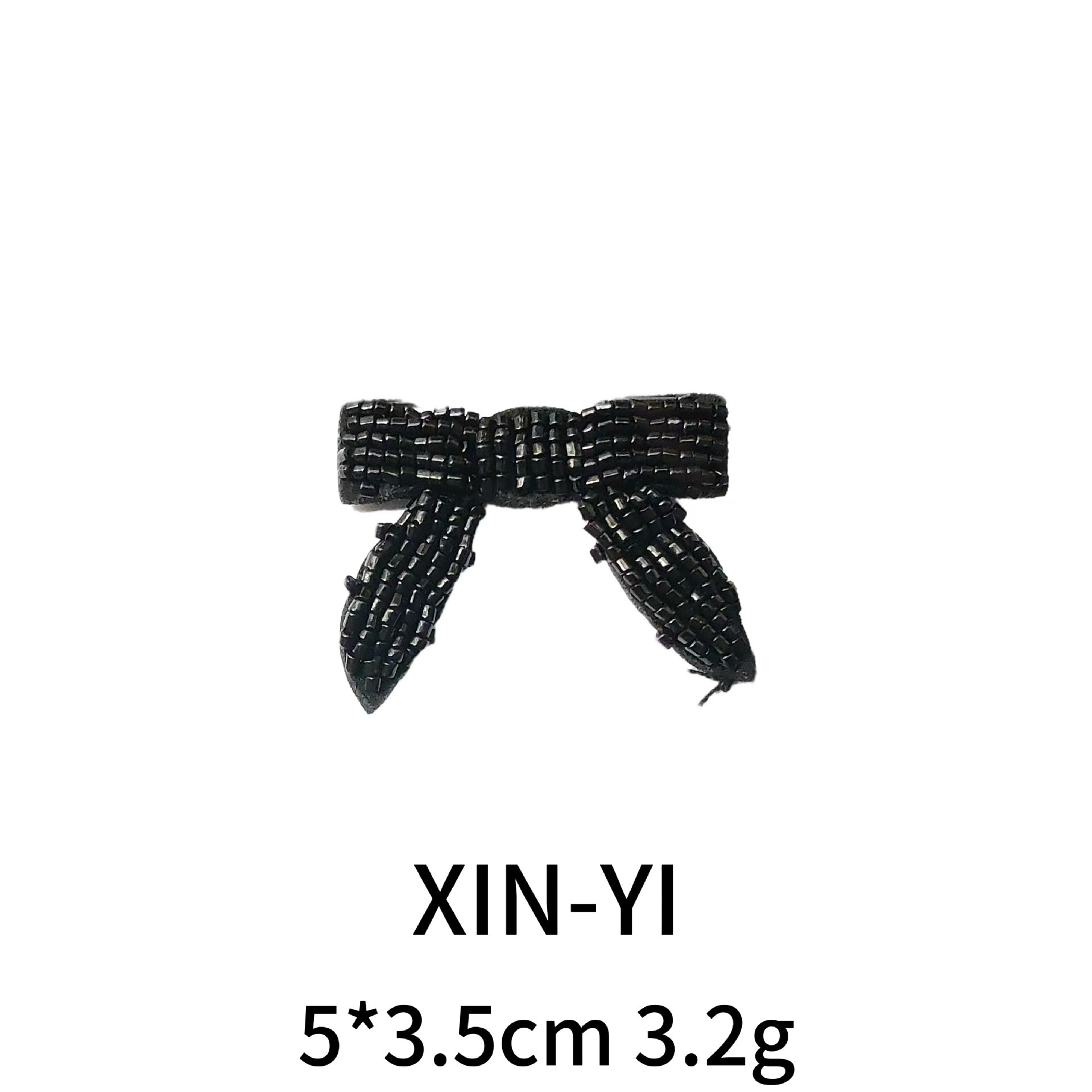 Liten Båge Kamelia DIY Skor Broderad Tygmärke 7 Pack