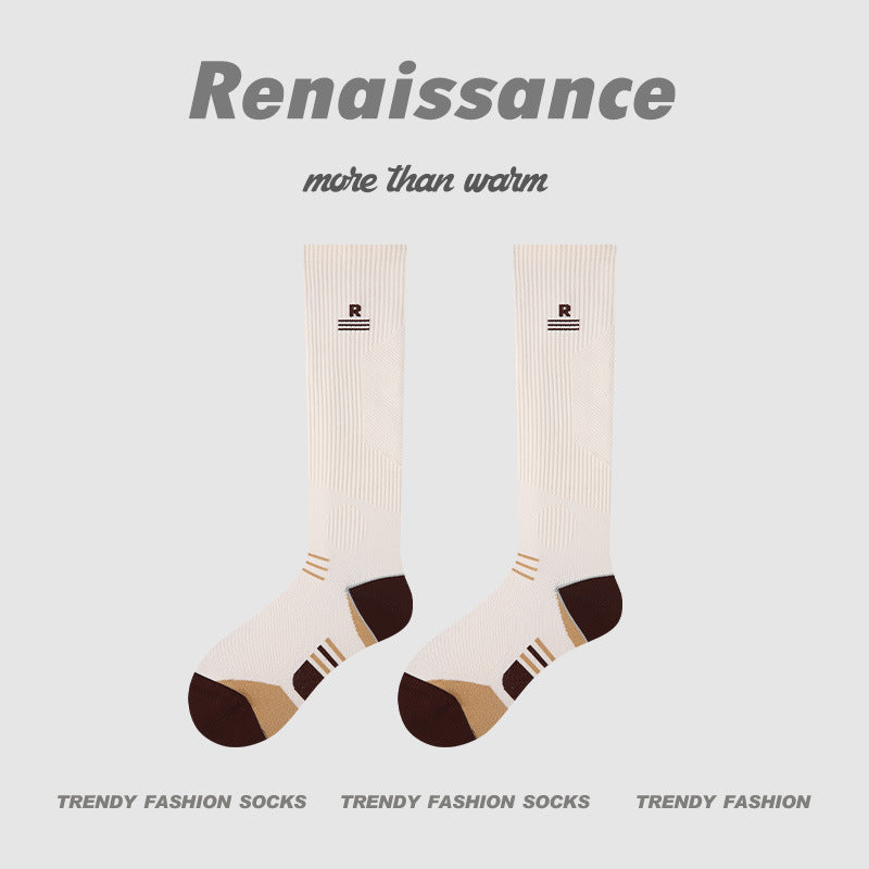 Thin Compression Running Socks for Women for Gym Jump Rope Workout