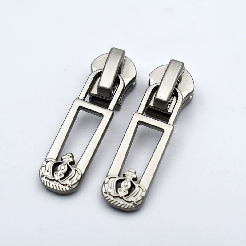 #5 Tiradores de cremallera de metal 10 piezas