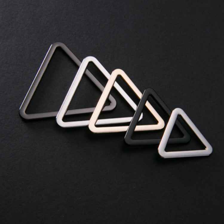 Triangle Ring Metal Buckles Hardware for Belts Bags 20 Pack(4 Colors)