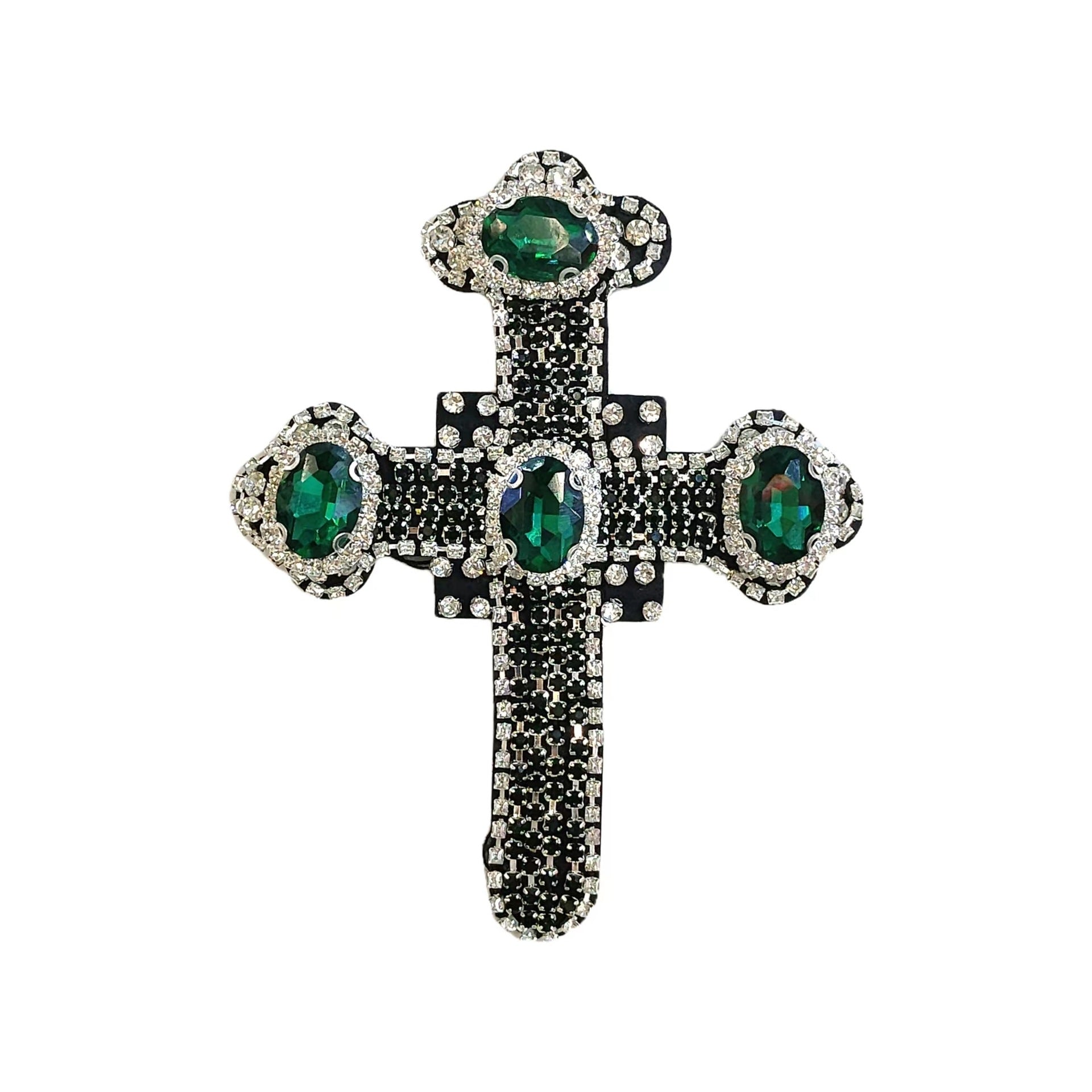 Handcrafted Beaded Cross Stitch Patches for DIY 5 Pack