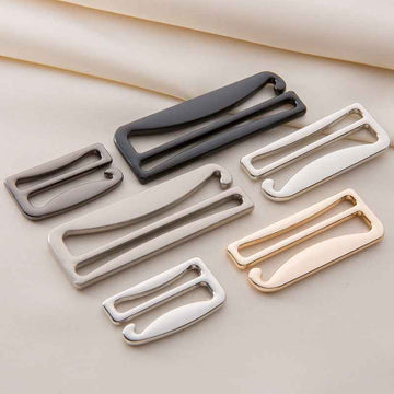 Alloy Bra Strap Adjusters for Lingerie Clothing 20 Pack(5 Sizes)