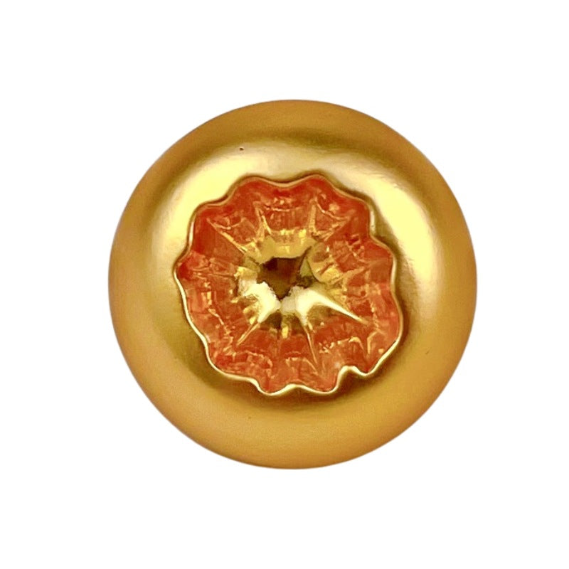 18/23mm Mist Silver Gold Vintage Äggskal Resin Metall Knappar 20st