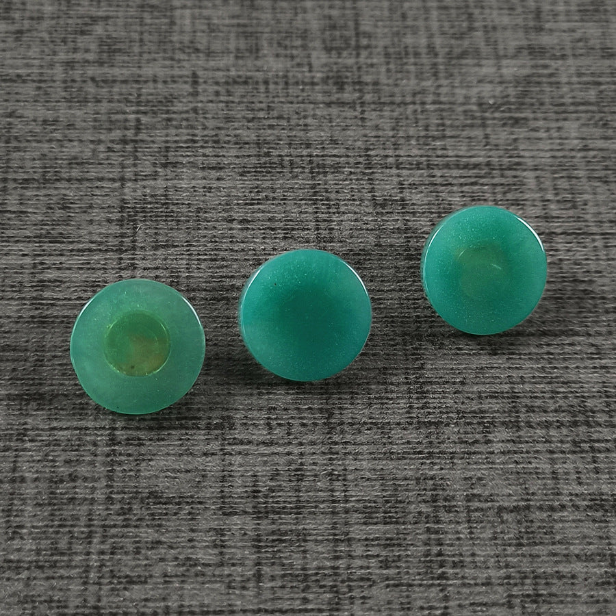 18L Faux Agate Resin Shank Buttons – 11mm Metal Shank,50pcs