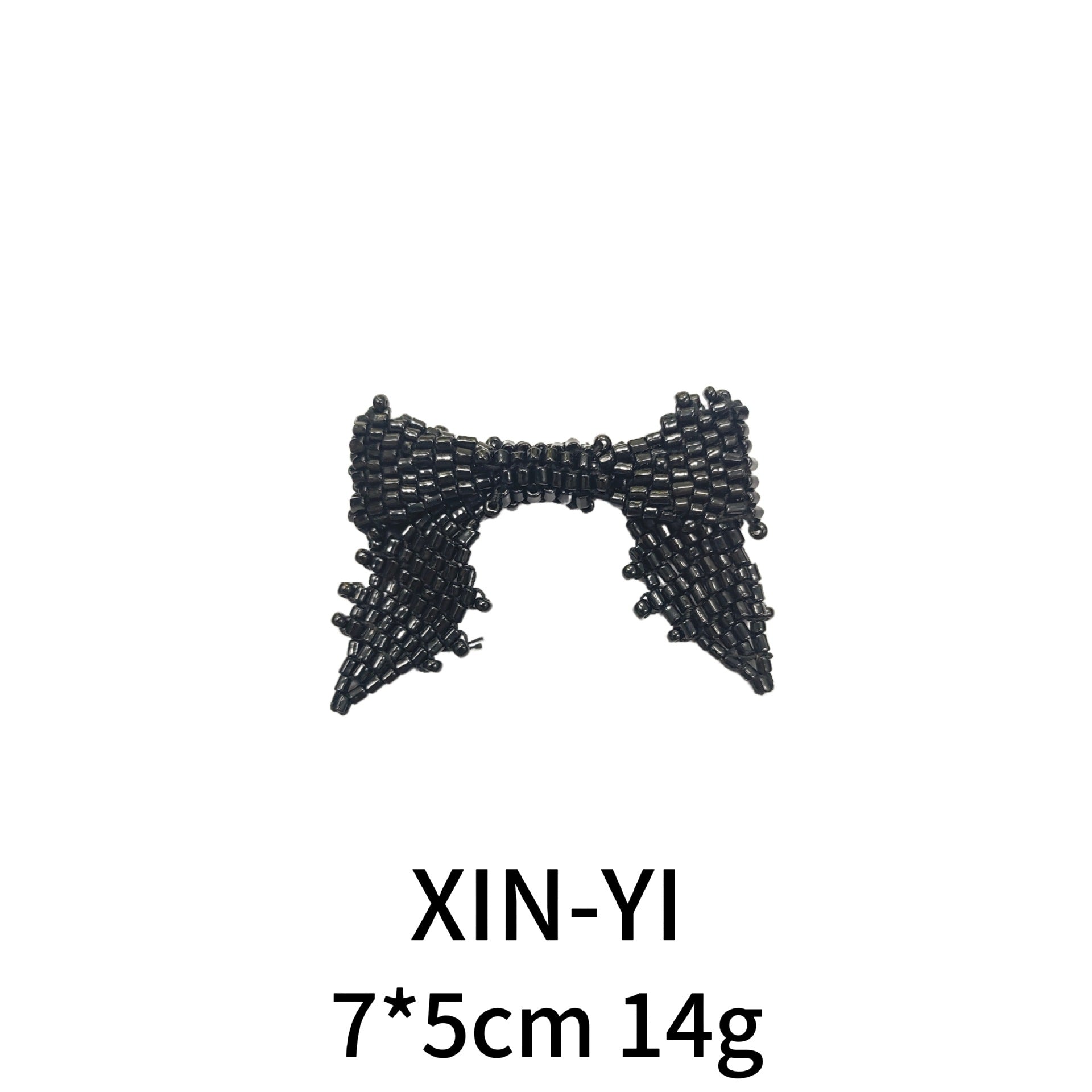 Liten Båge Kamelia DIY Skor Broderad Tygmärke 7 Pack