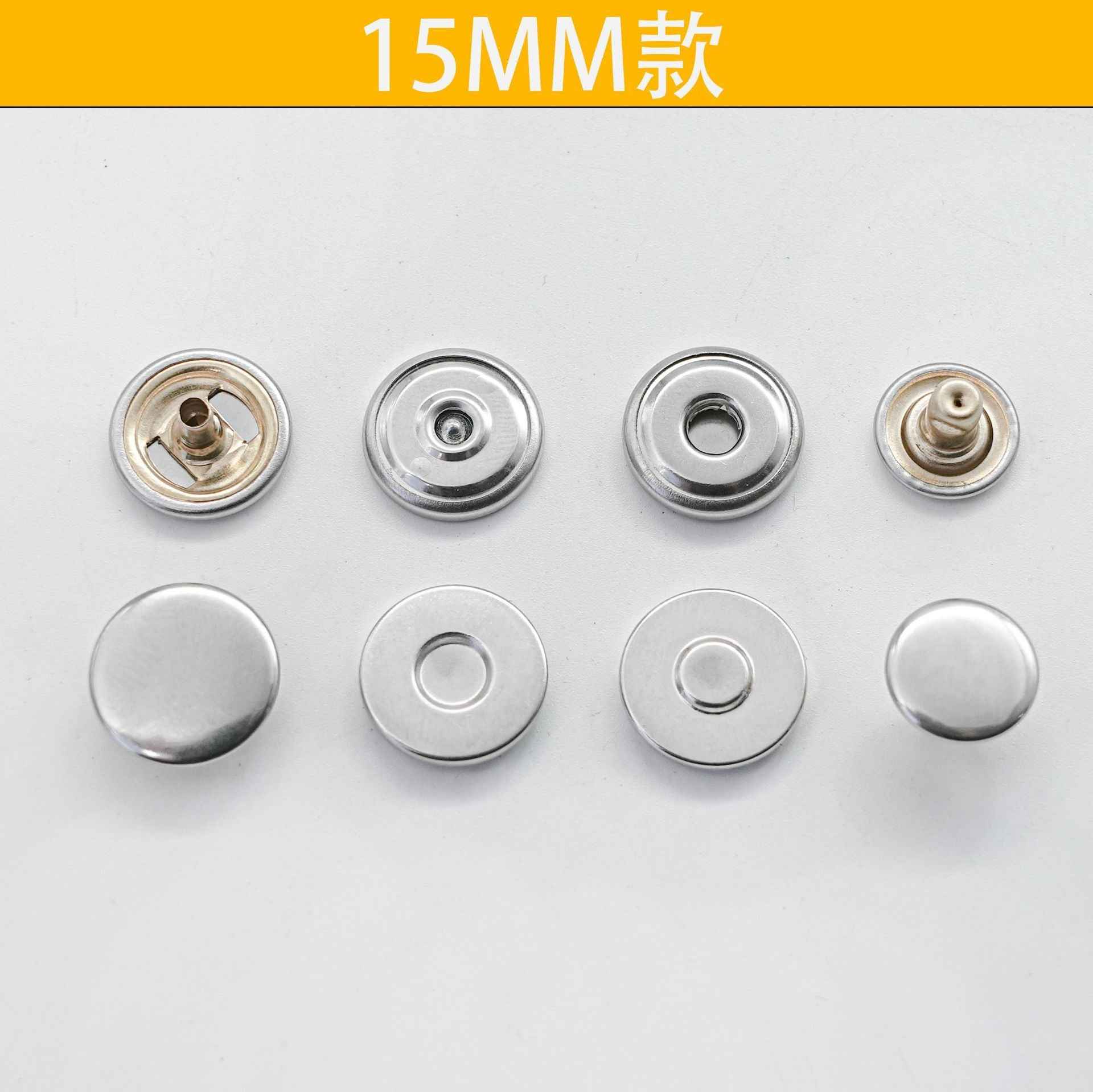 4in1 Copper Magnetic Snaps Washable Down Jacket Fasteners 20pcs