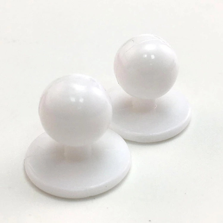 18mm Műanyag Gömbölyű Szakács Egyenruha Gomb 200 Csomag (4 Vegyes Szín)