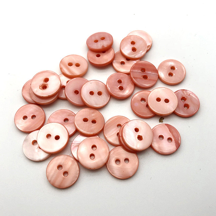 12,5 mm Bottoni Piatto a Due Fori per Camicie 20 pezzi