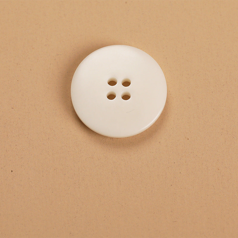 Natural Fruit Shell 4-Hole Buttons Set of 20 – Black Brown Ivory Round