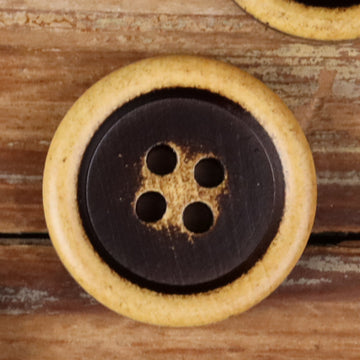Dopamine Color Series Round 4-Hole Wood Buttons – Set of 30