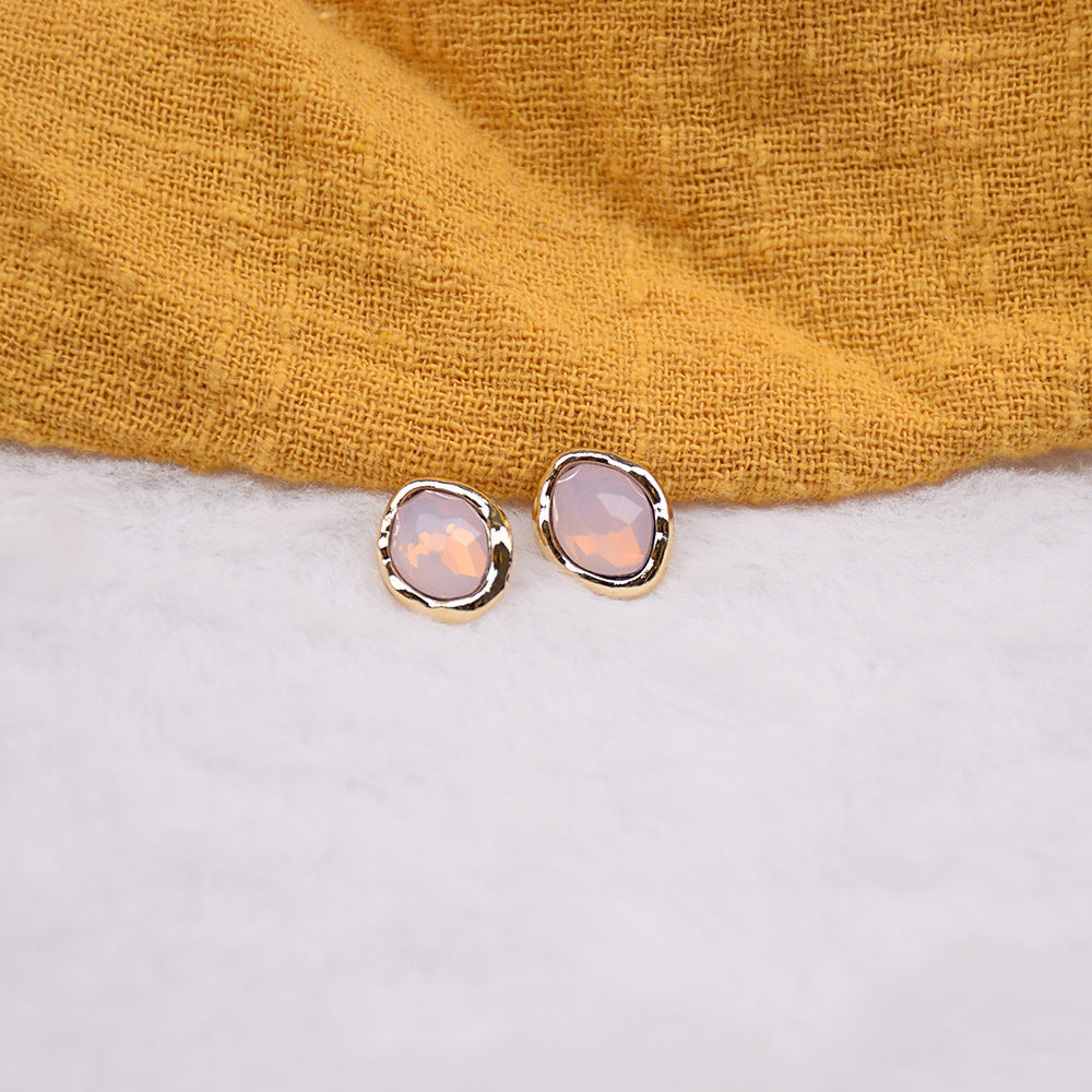 11x14mm Marquise-Shaped Protein Resin Metal Blouse Buttons 12-Pack