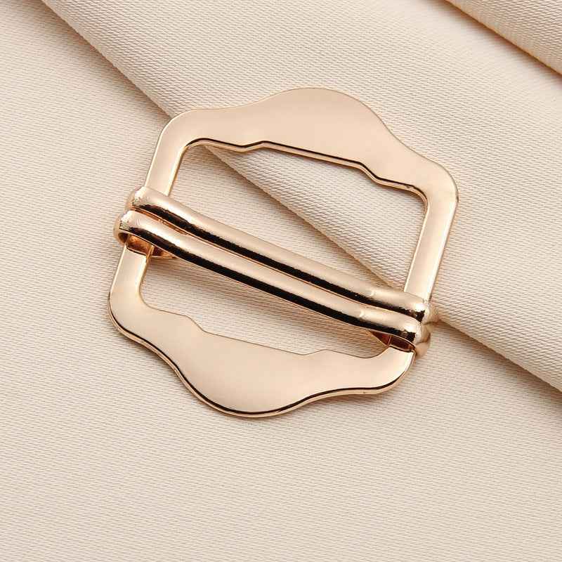 1-3cm Metal Slide Buckles Double-Pin for Belt Bag Vest 20pcs
