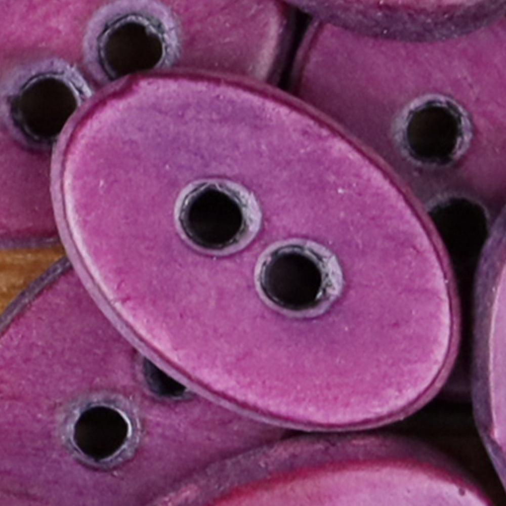 Dopamine Series Novelty Shaped Cattle Bone Shirt Buttons 11.5mm 2-Hole – Set of 12