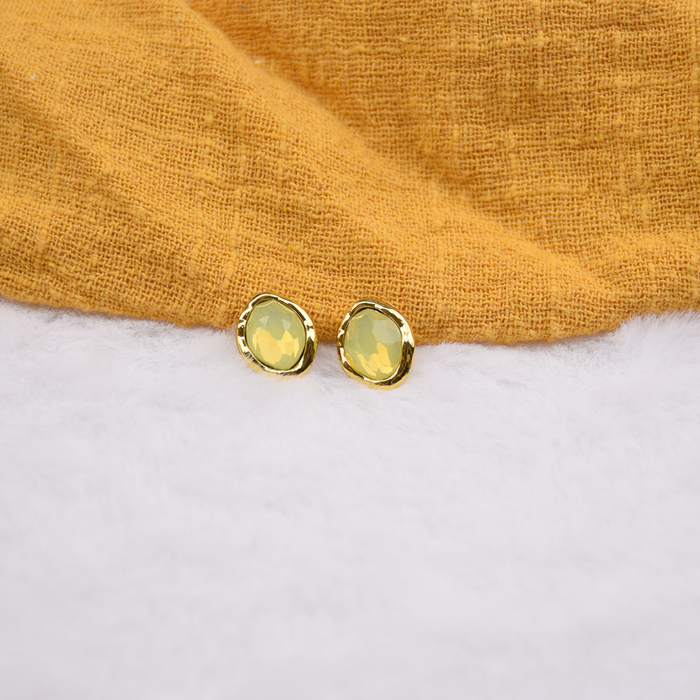 11x14mm Marquise-Shaped Protein Resin Metal Blouse Buttons 12-Pack