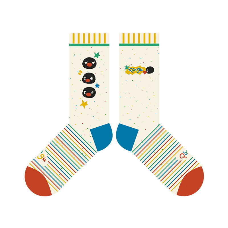 Cute Penguin Women's Ankle Socks – 4-Pack