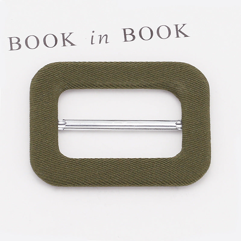 Fabric Covered Metal D-Ring Buckles,Belt Adjustment 8pcs - Lots of Buttons